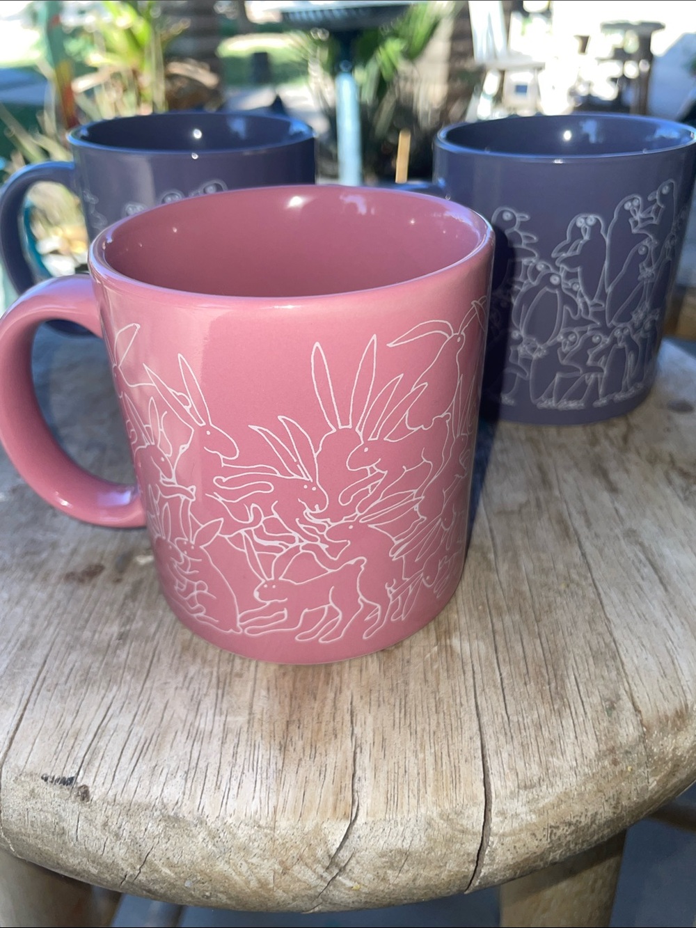 Taylor & NG  SAN FRANCISCO 1979 Set of 3 Ceramic Mugs Japan Vintage